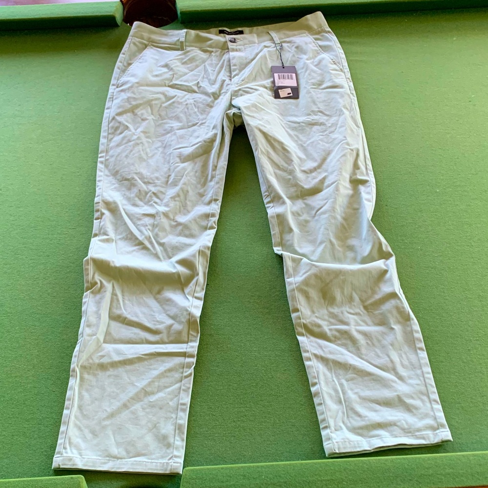 West zero one green seafoam long pants slack size 34 brand new with tags
